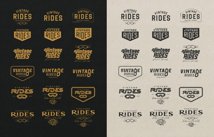 Vintage Rides, Logotype redesign and Merch design. - Alex Ramon Mas ...